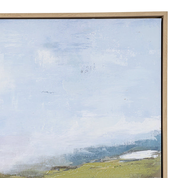 Cliffside View Hand Painted Canvas in Frame - XShowhome Limited - Hills