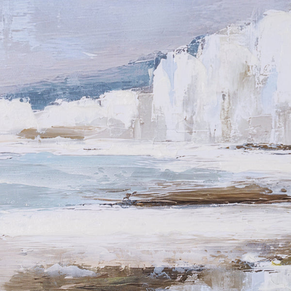 Cliffside View Hand Painted Canvas in Frame - XShowhome Limited - Hills