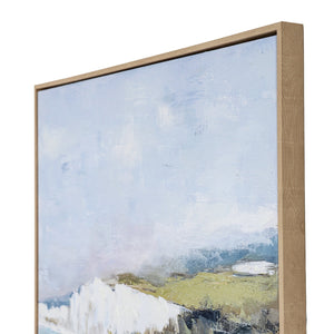 Cliffside View Hand Painted Canvas in Frame - XShowhome Limited - Hills