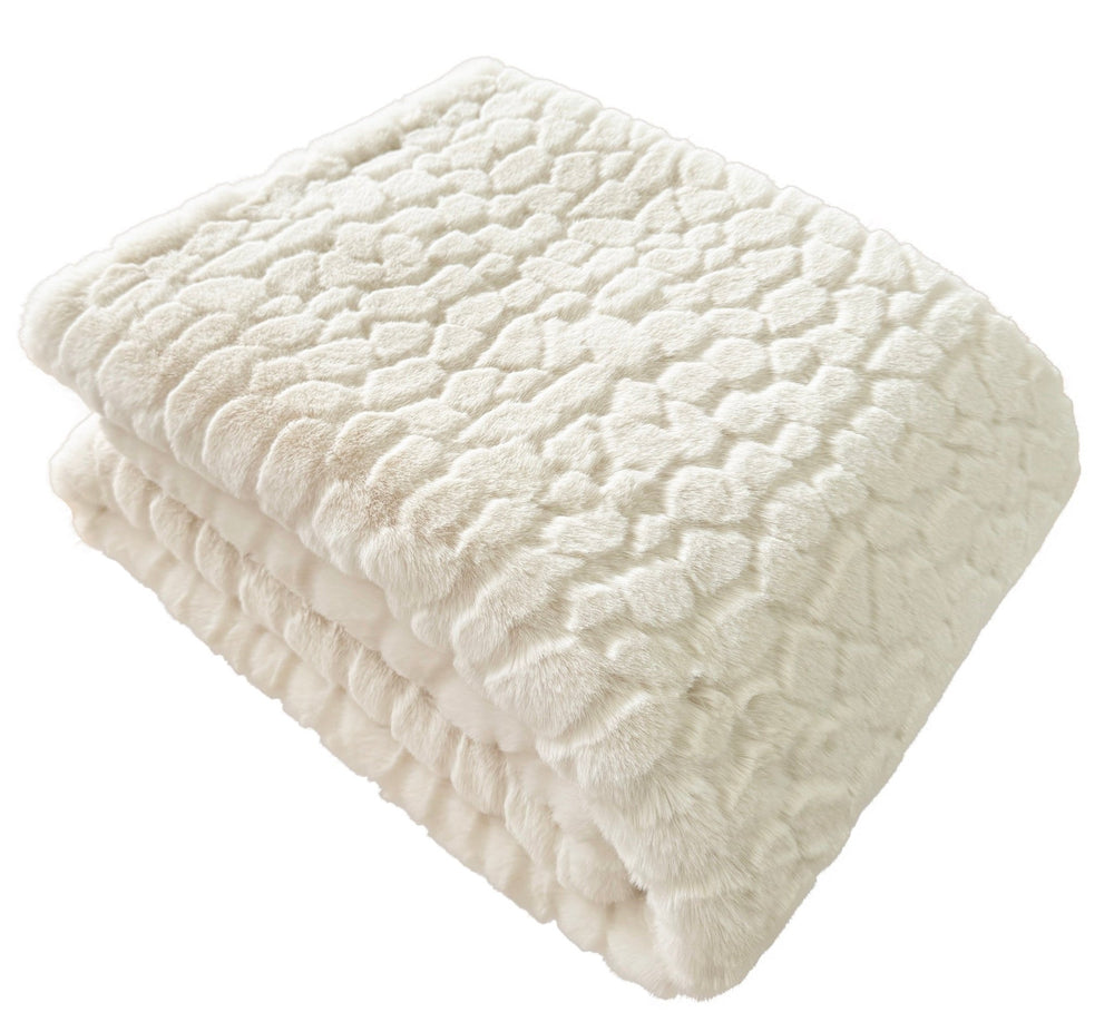 Malini Camberwell Ivory Throw - Canwell Interiors Limited - Malini