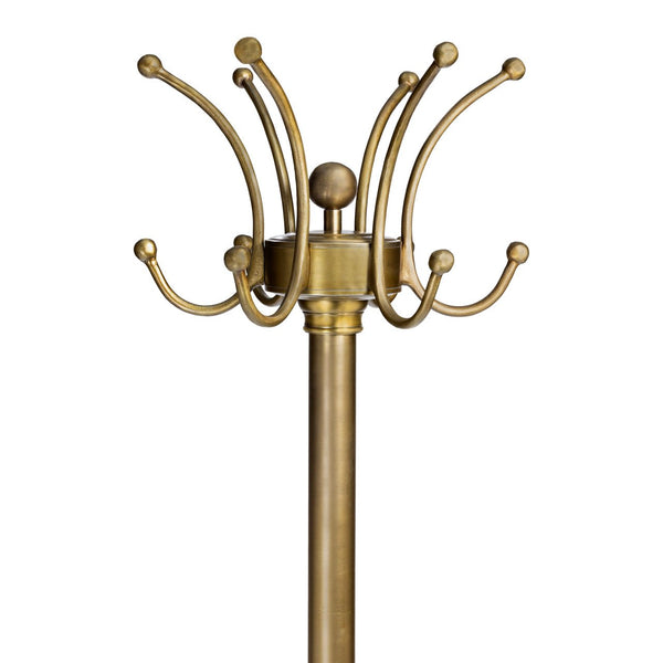 Coat rack Darwy brass antique - Canwell Interiors Limited - Richmond