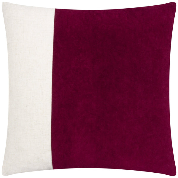 Coba 50x50 Feather Filled Cushion Cherry - Canwell Interiors Limited - Riva