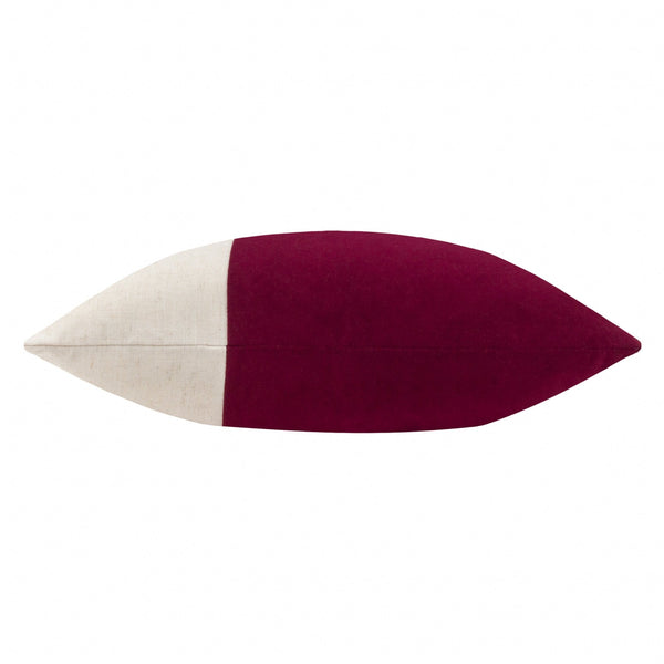 Coba 50x50 Feather Filled Cushion Cherry - Canwell Interiors Limited - Riva