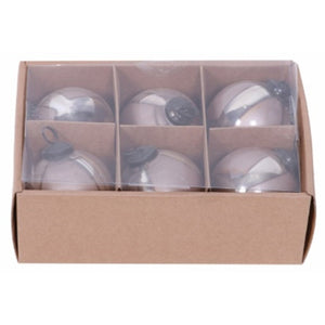 Coffee Ombre Set of 6 Baubles - Canwell Interiors Limited - Hills