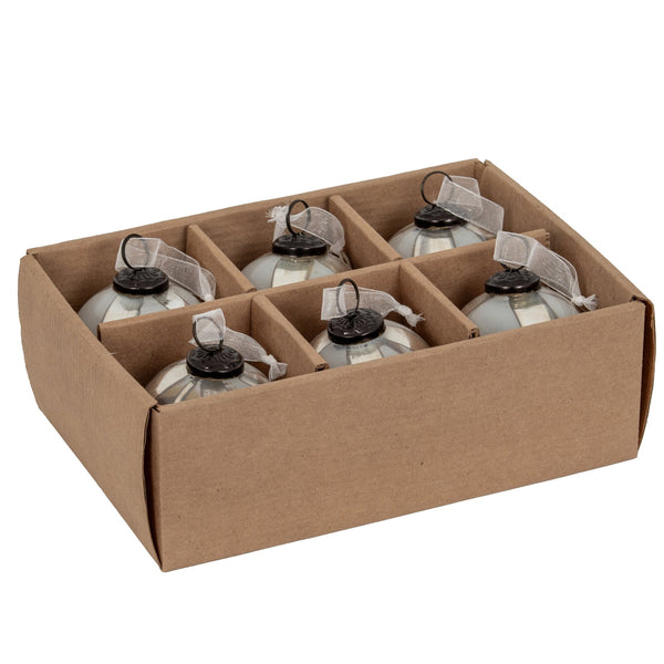 Coffee Ombre Set of 6 Baubles - Canwell Interiors Limited - Hills