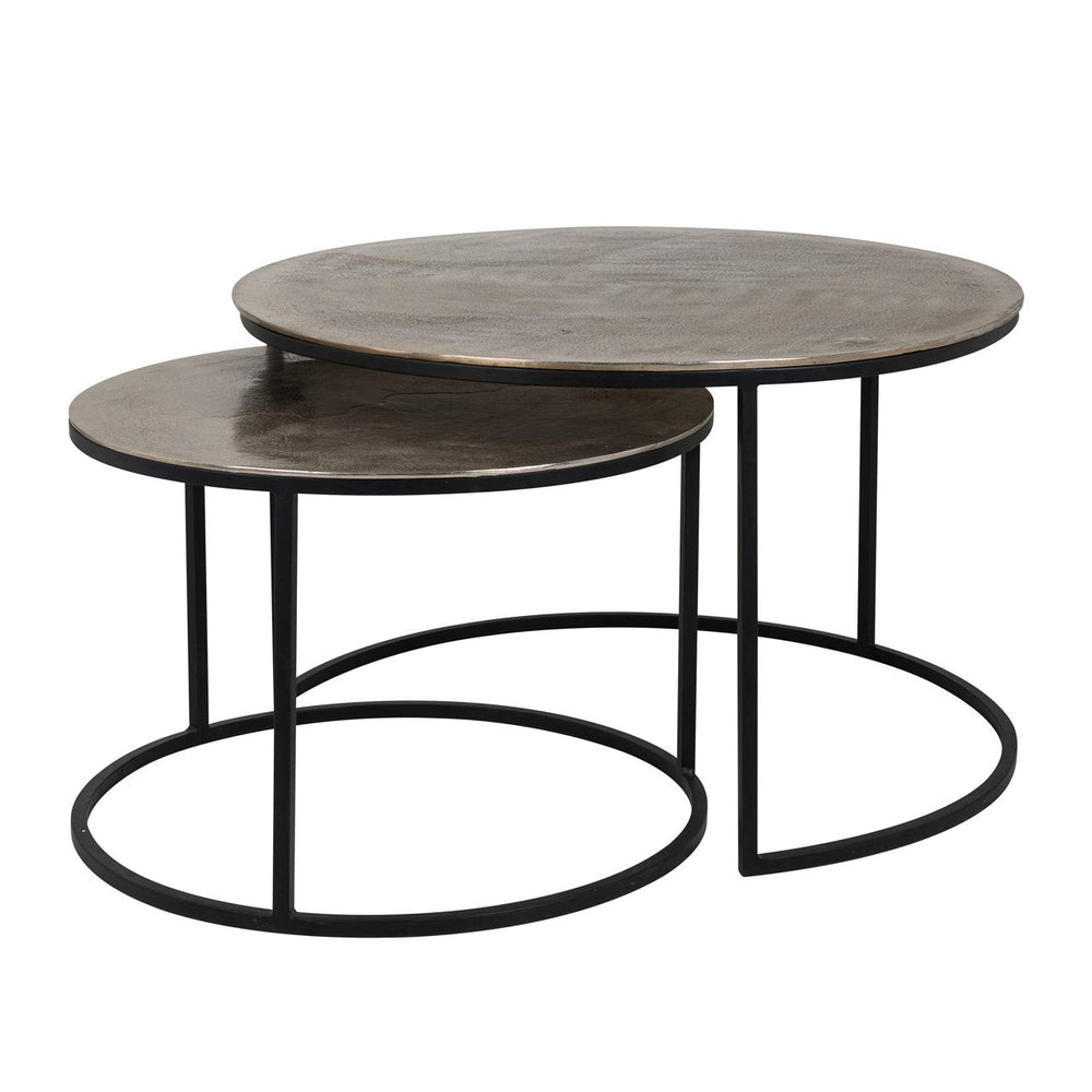 Coffee table Asher champagne gold (Set of 2) - Canwell Interiors Limited - Richmond