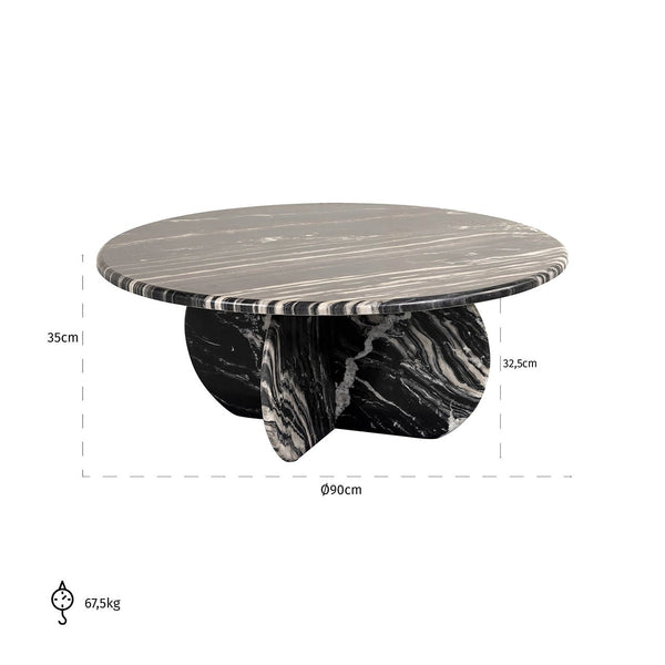 Coffee Table Bancroft (black) - Canwell Interiors Limited - Richmond