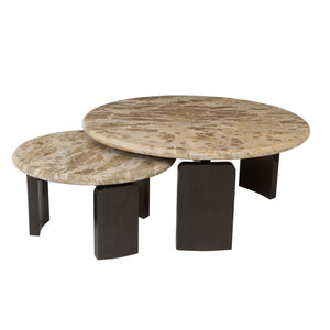 Coffee table Bayonne bronze (Set of 2) - Canwell Interiors Limited - Richmond