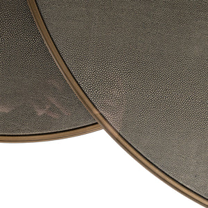 Coffee table Bloomville brass shagreen (Set of 2) - Canwell Interiors Limited - Richmond