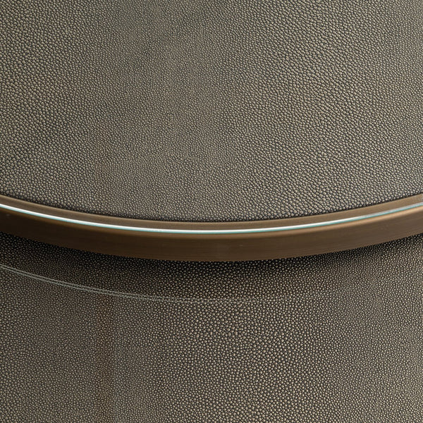 Coffee table Bloomville brass shagreen (Set of 2) - Canwell Interiors Limited - Richmond