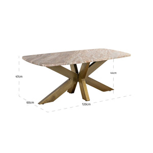Coffee table Bottega Blush beige - Canwell Interiors Limited - Richmond