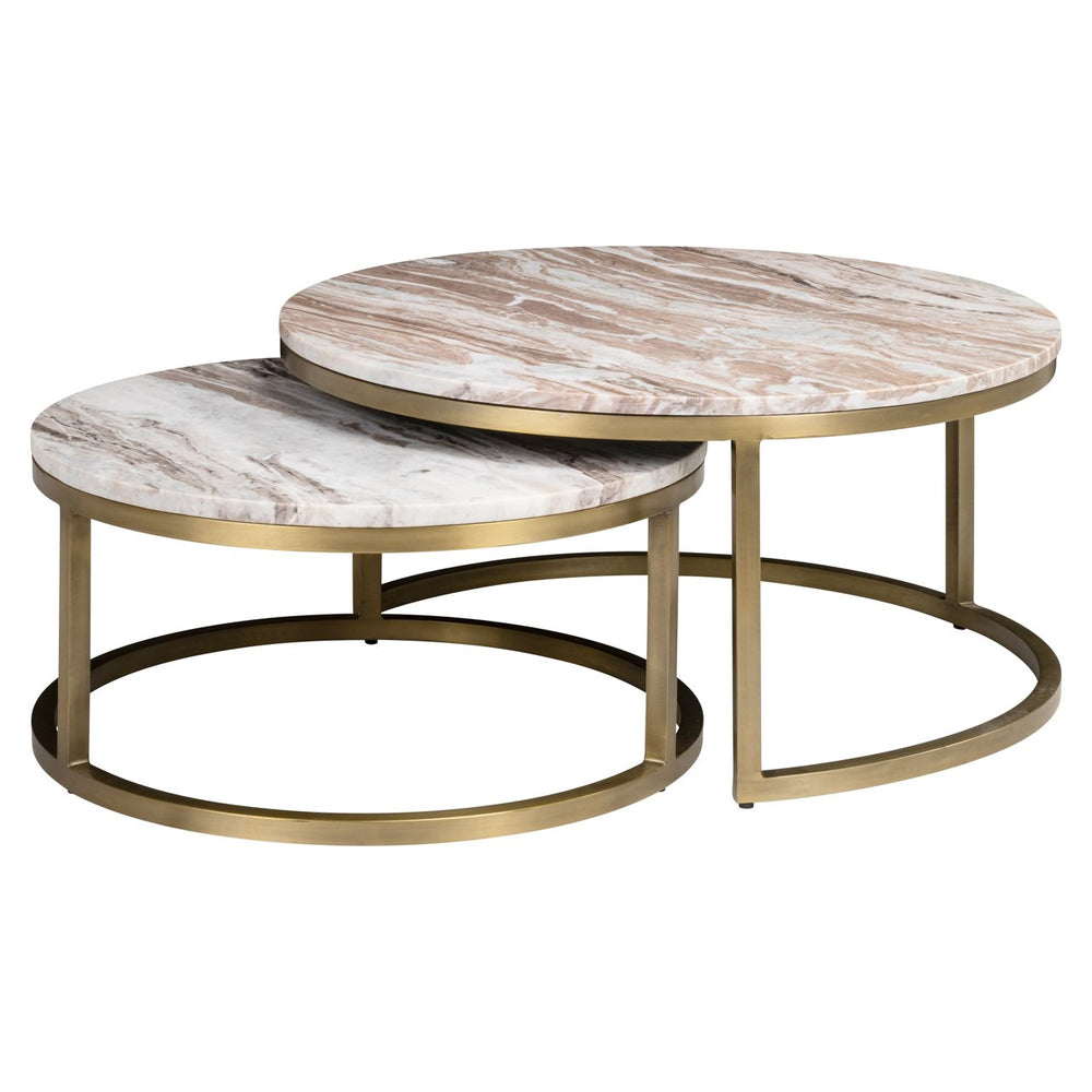 Coffee table Bottega Blush beige (Set of 2) - Canwell Interiors Limited - Richmond