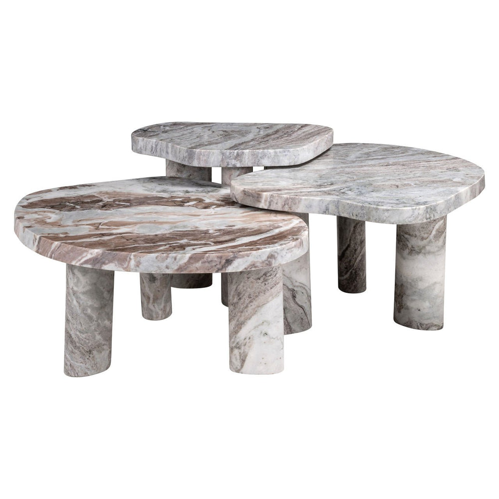 Coffee table Camino Blush beige (Set of 3) - Canwell Interiors Limited - Richmond