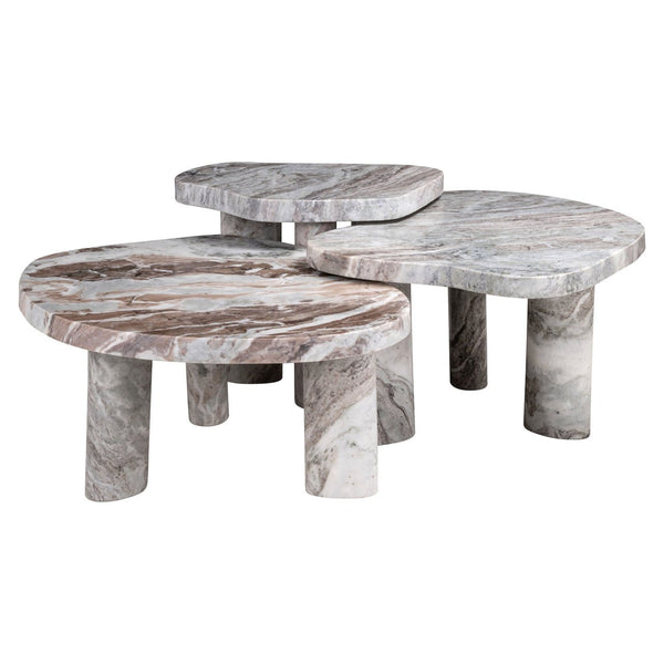 Coffee table Camino Blush beige (Set of 3) - Canwell Interiors Limited - Richmond
