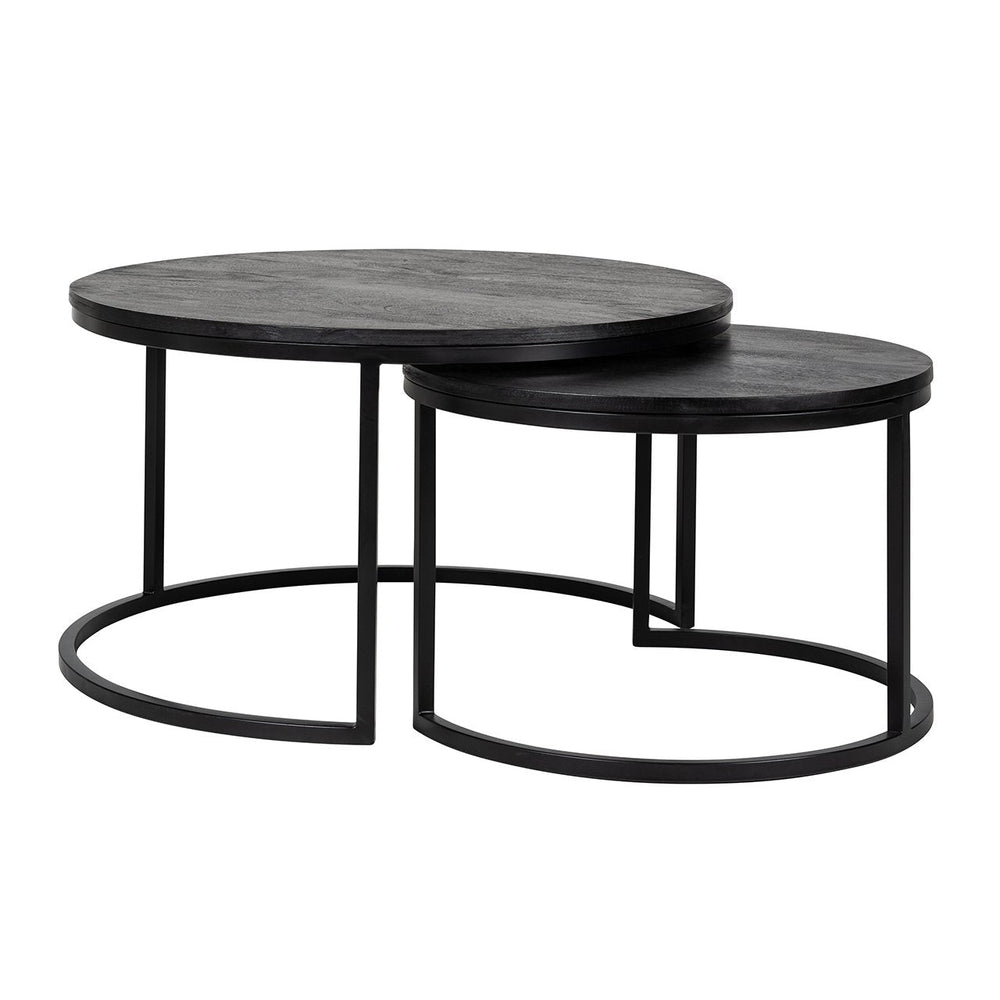 Coffee Table Catana Set of 2 (black) - Canwell Interiors Limited - Richmond