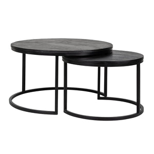 Coffee Table Catana Set of 2 (black) - Canwell Interiors Limited - Richmond