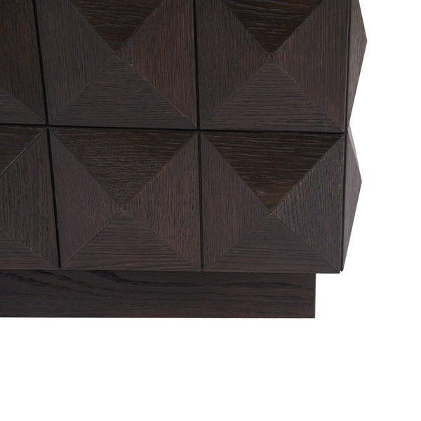 Ex-Display Claremont Coffee Table - Brown, Travertine Top (Damaged, Clearance) - Richmond Interiors - Xshowhome