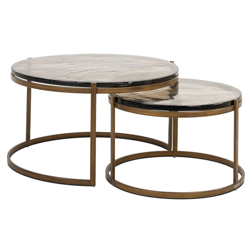 Coffee table Cleo gold (Set of 2) - Canwell Interiors Limited - Richmond