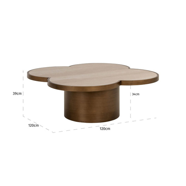 Coffee Table Clover Beige - XShowhome Limited - Richmond