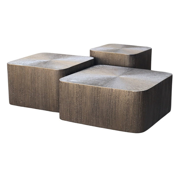 Coffee table Cubes Brunzae (Set of 3) - Canwell Interiors Limited - Richmond