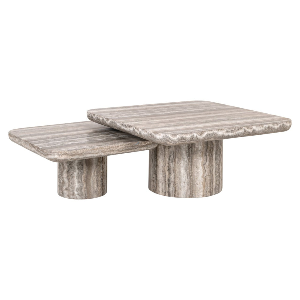 Coffee table Dulce grey (denizly) (Set of 2) - Canwell Interiors Limited - Richmond
