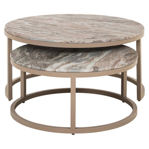 Coffee table Fairfax clay (Set of 2) - Canwell Interiors Limited - Richmond