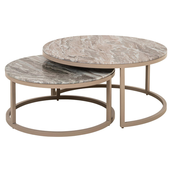 Coffee table Fairfax clay (Set of 2) - Canwell Interiors Limited - Richmond