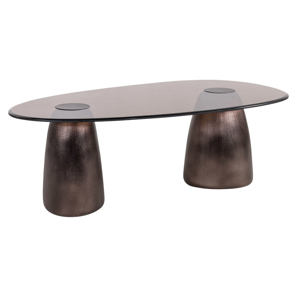 Coffee table Hayden bronze oval - Canwell Interiors Limited - Richmond