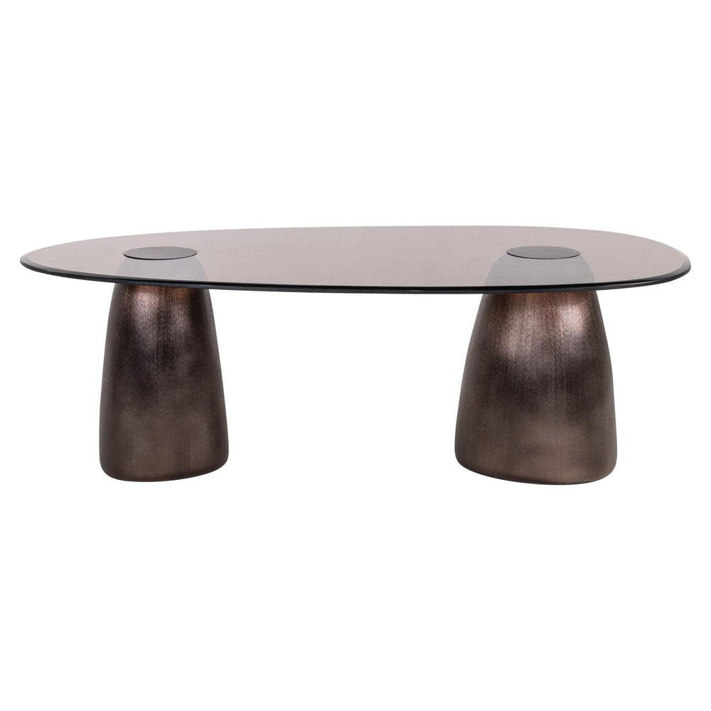 Coffee table Hayden bronze oval - Canwell Interiors Limited - Richmond