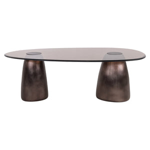 Coffee table Hayden bronze oval - Canwell Interiors Limited - Richmond