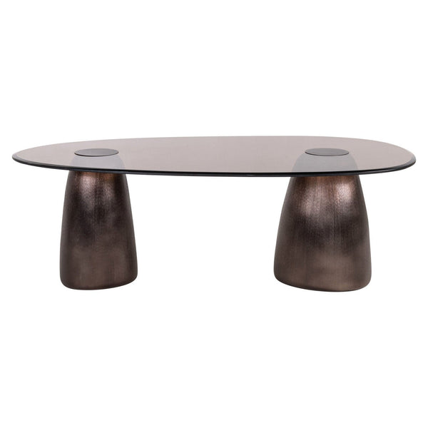 Coffee table Hayden bronze oval - Canwell Interiors Limited - Richmond