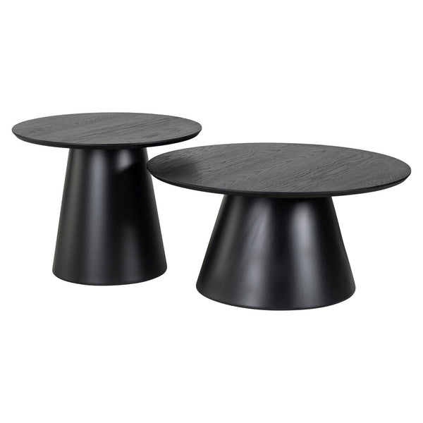 Coffee Table Jazz Set of 2 (black) - Canwell Interiors Limited - Richmond