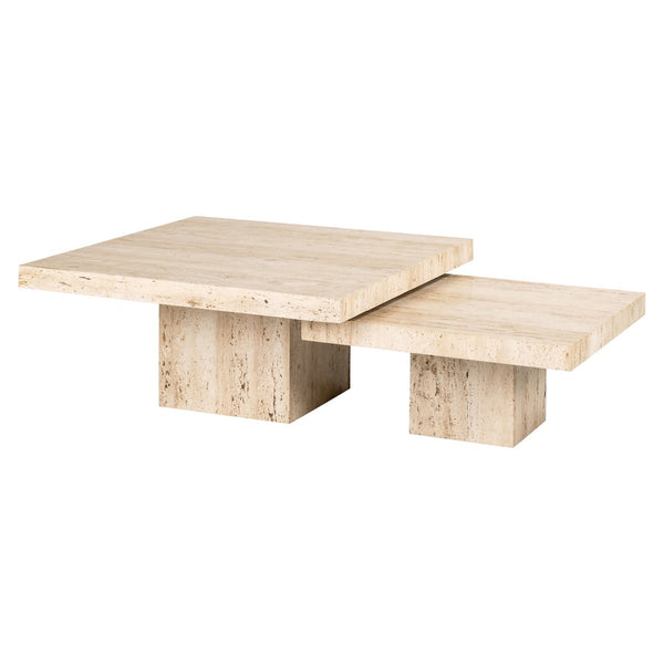 Coffee table La Cantera beige (Set of 2) - Canwell Interiors Limited - Richmond