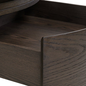 Coffee Table Langford Brown 90Ø 1-drawer - XShowhome Limited - Richmond