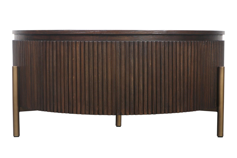 Coffee table Luxor brown 95Ø - Canwell Interiors Limited - Richmond