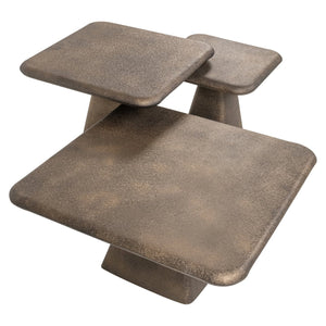 Coffee table Marlie gold (Set of 3) - Canwell Interiors Limited - Richmond