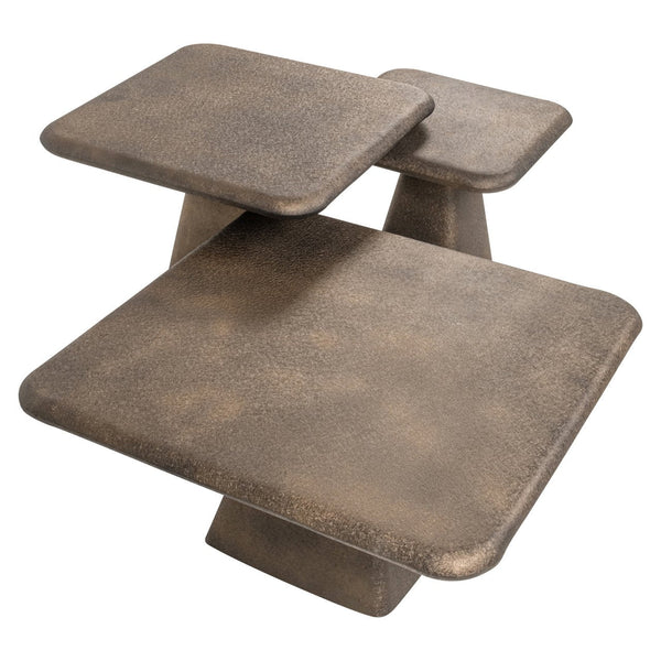 Coffee table Marlie gold (Set of 3) - Canwell Interiors Limited - Richmond