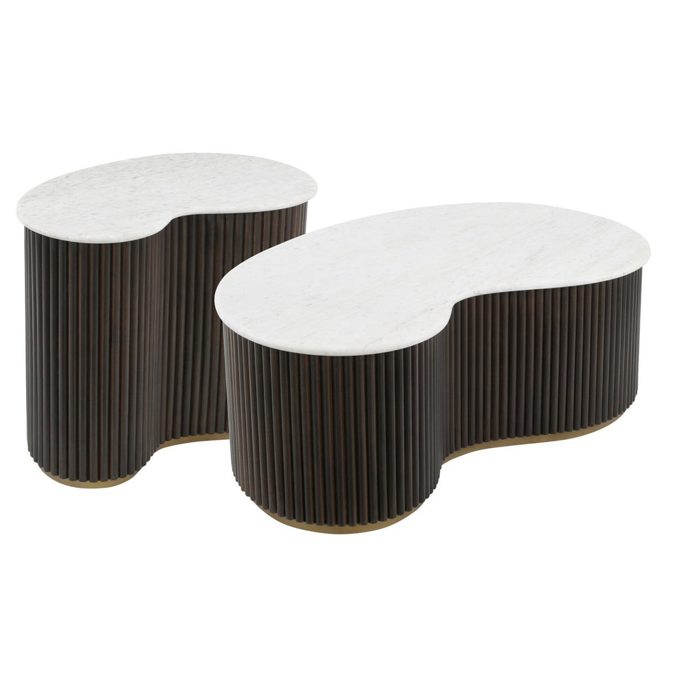 Coffee table Mayfield brown (Set of 2) - Canwell Interiors Limited - Richmond