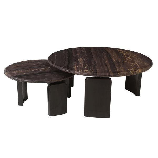 Coffee table Menton burgundy (Set of 2) - Canwell Interiors Limited - Richmond