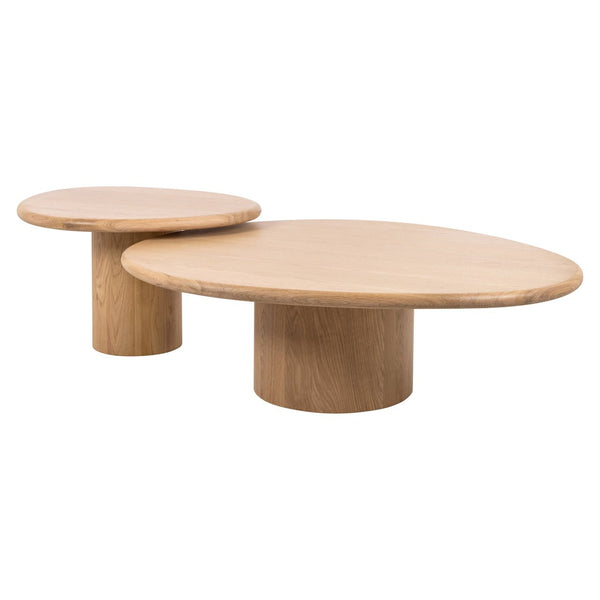 Coffee table Oakley natural oak (Set of 2) - Canwell Interiors Limited - Richmond