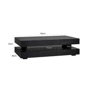 Coffee table Oakura black - Canwell Interiors Limited - Richmond