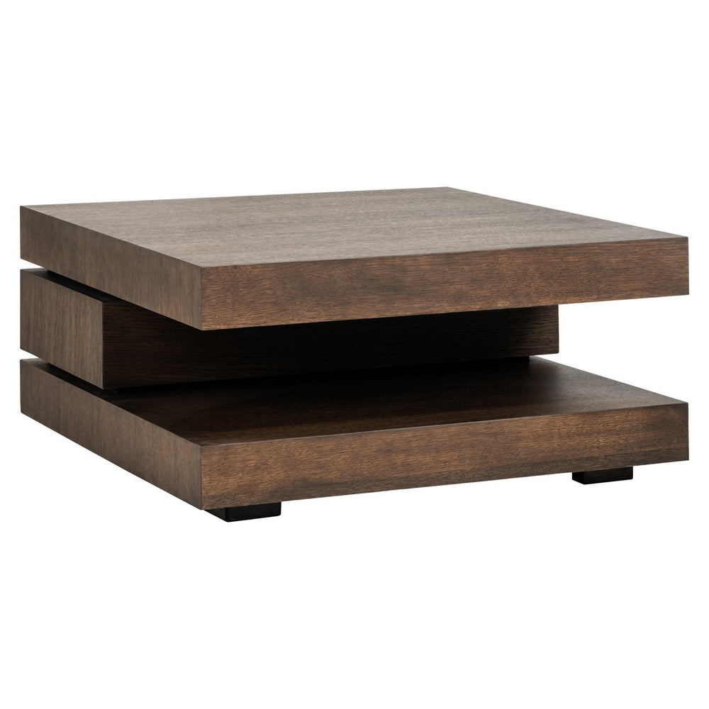 Coffee table Oakura brown 90x90 - Canwell Interiors Limited - Richmond