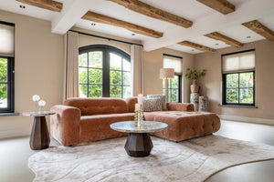 Coffee Table Oberoy Blush Beige 80Ø - XShowhome Limited - Richmond