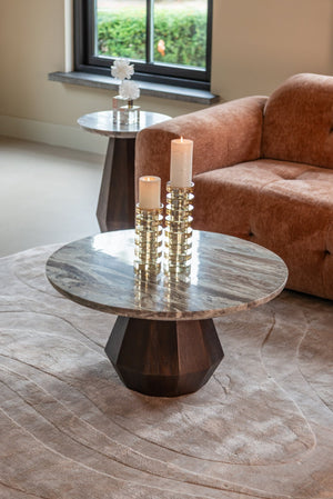 Coffee Table Oberoy Blush Beige 80Ø - XShowhome Limited - Richmond