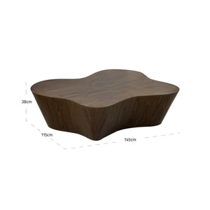 Coffee table Quintino walnut - Canwell Interiors Limited - Richmond