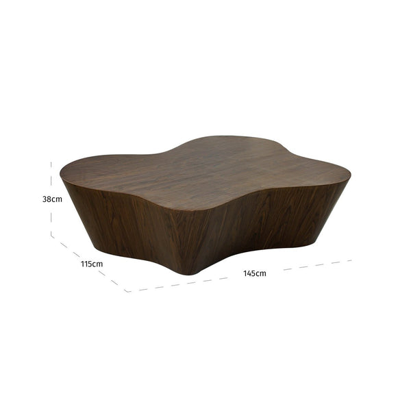 Coffee table Quintino walnut - Canwell Interiors Limited - Richmond