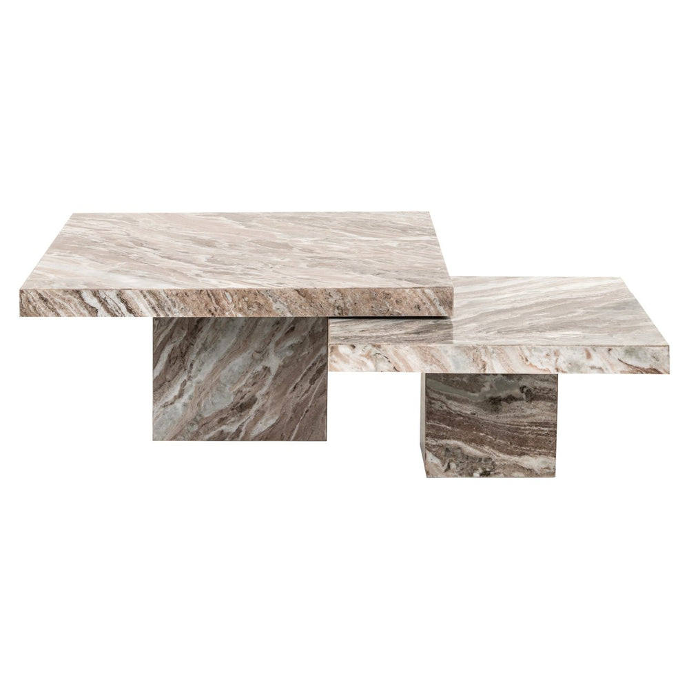 Coffee table Rashford Blush beige (Set of 2) - XShowhome Limited - Richmond