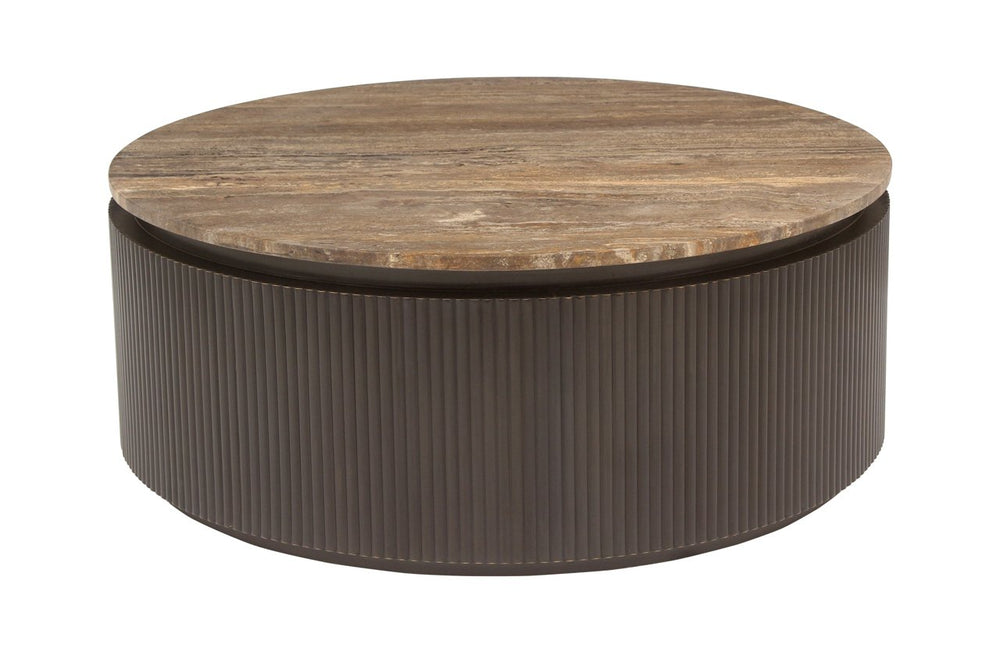 Coffee table Russo brown 90Ø - Canwell Interiors Limited - Richmond