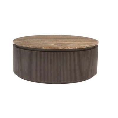Coffee table Russo brown 90Ø - Canwell Interiors Limited - Richmond