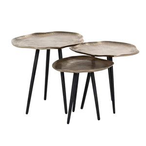 Coffee table Volenta champagne gold (Set of 3) - Canwell Interiors Limited - Richmond